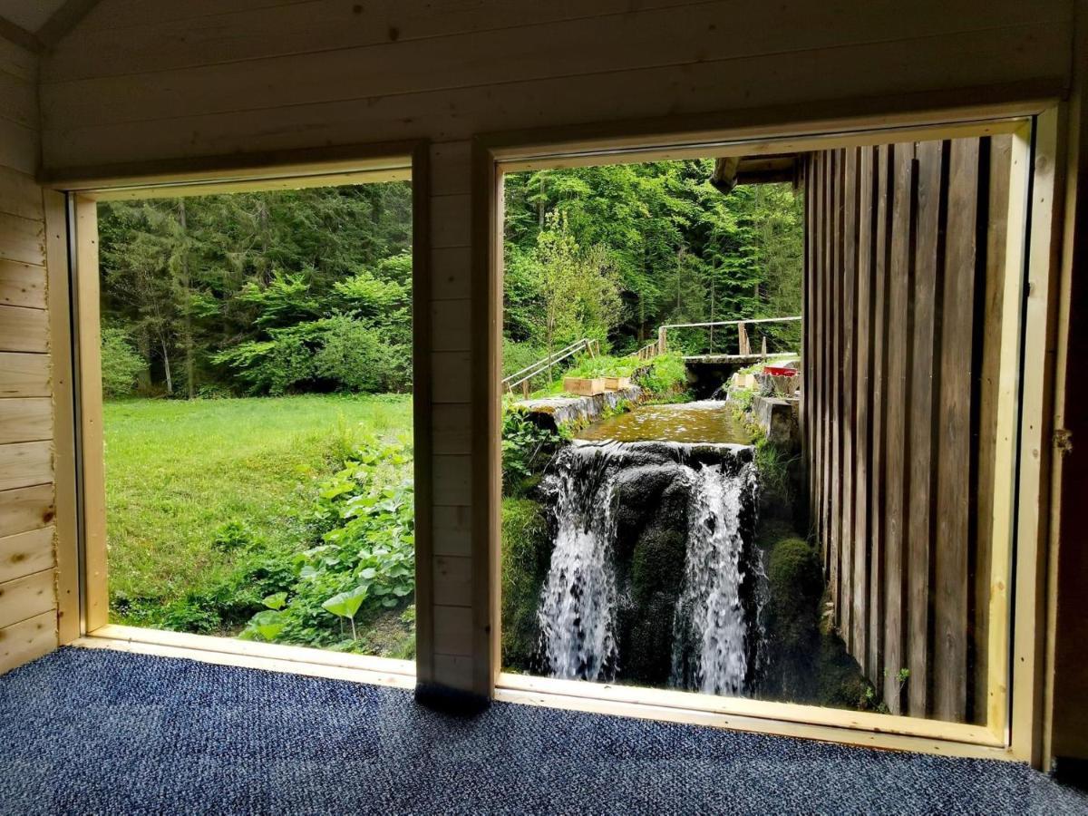 Plitvička JezeraWooden House With A Waterfall "Stipanov Mlin"别墅 外观 照片